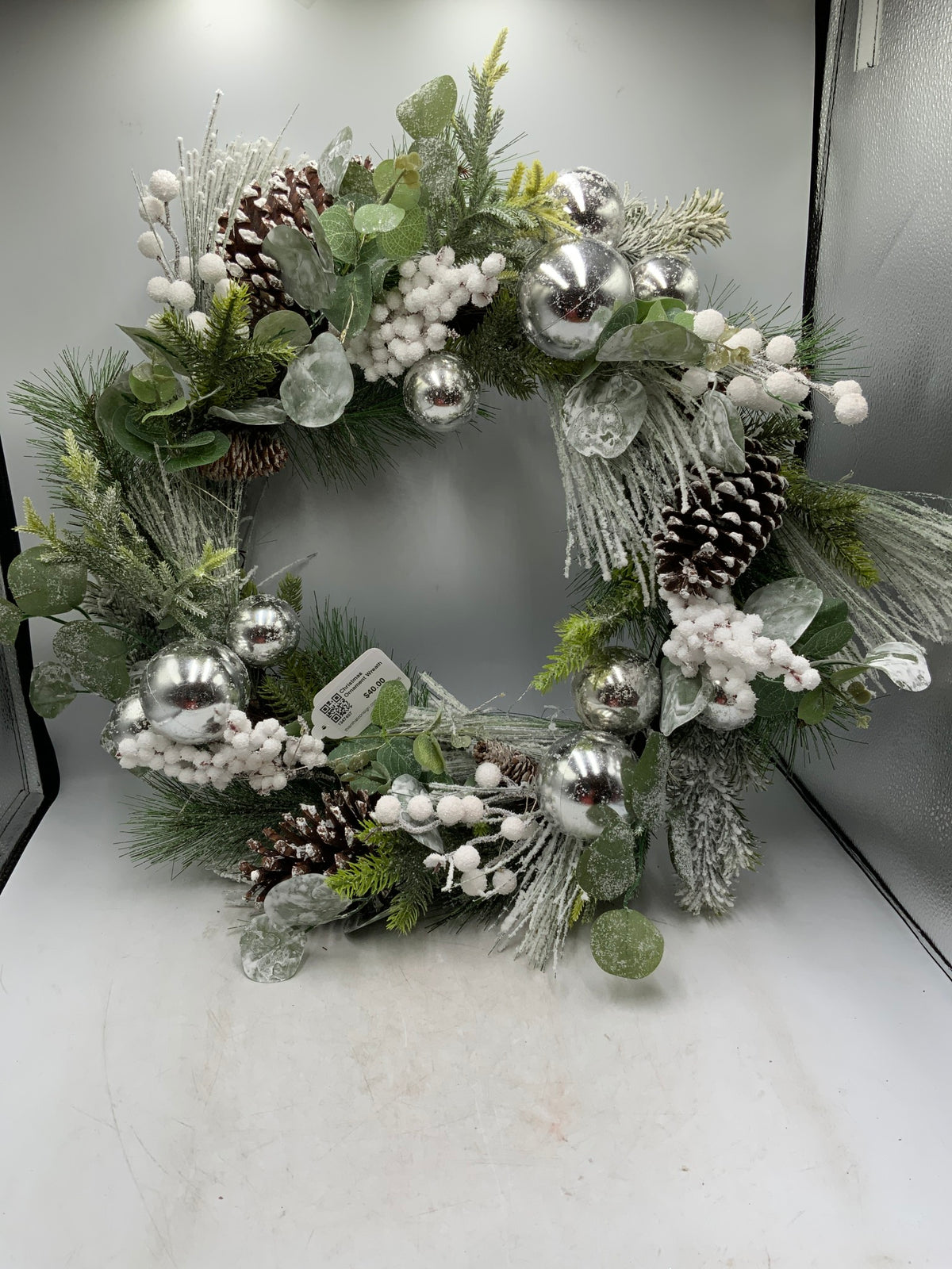 Christmas Ornament Wreath