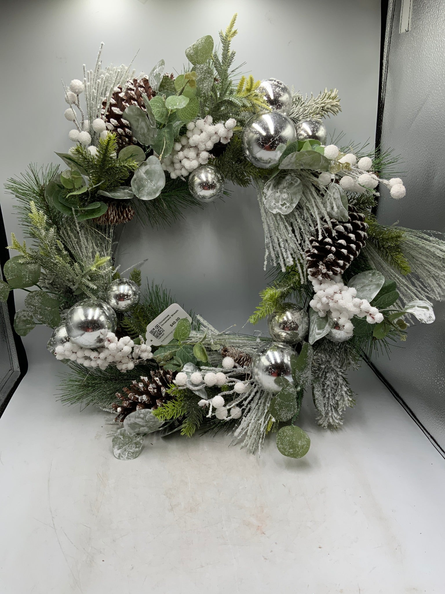 Christmas Ornament Wreath