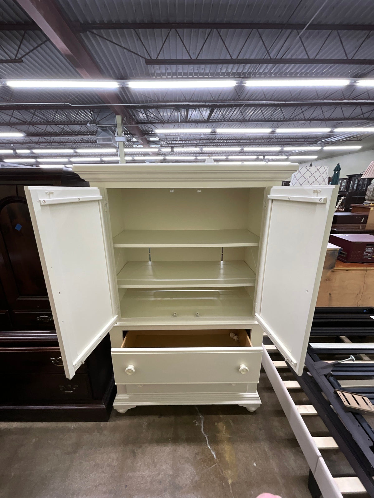 Broyhill White Armoire