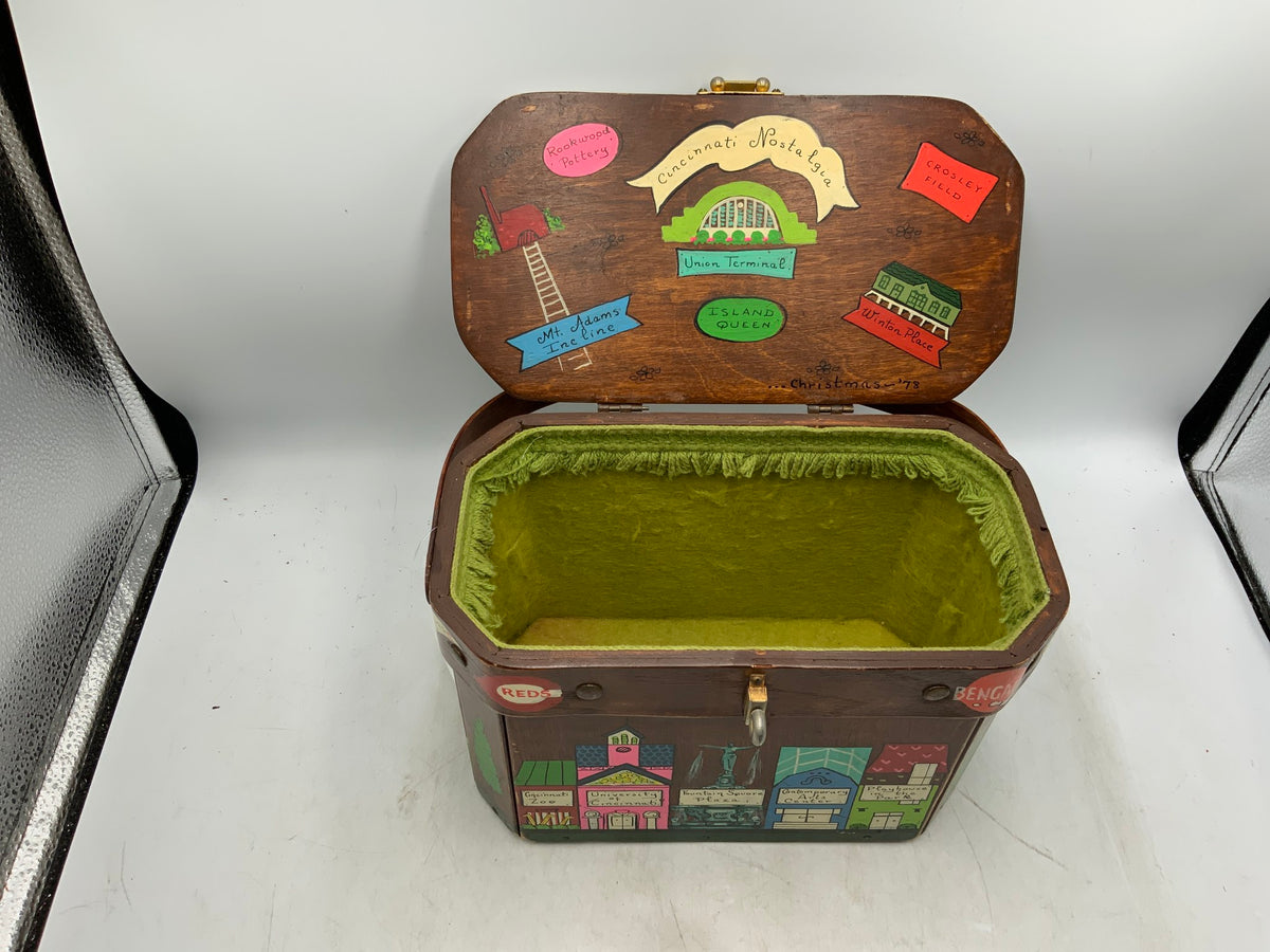 Wood Cincinnati Box / Purse