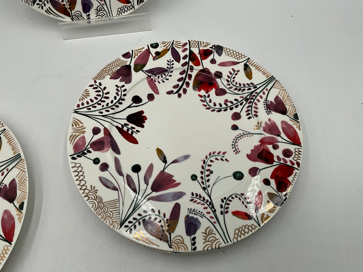 Anthropology Set of 4 Pheasant Moth Plates