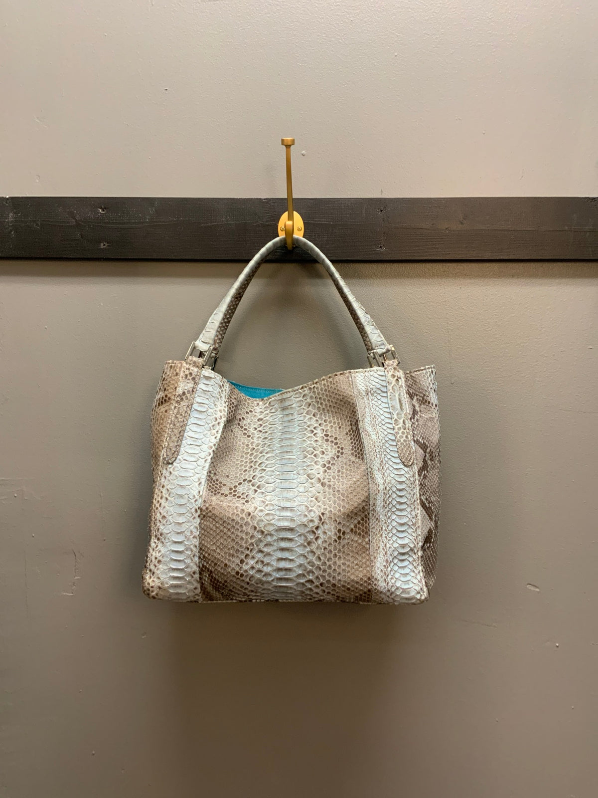 Lauren Effel Python handbag
