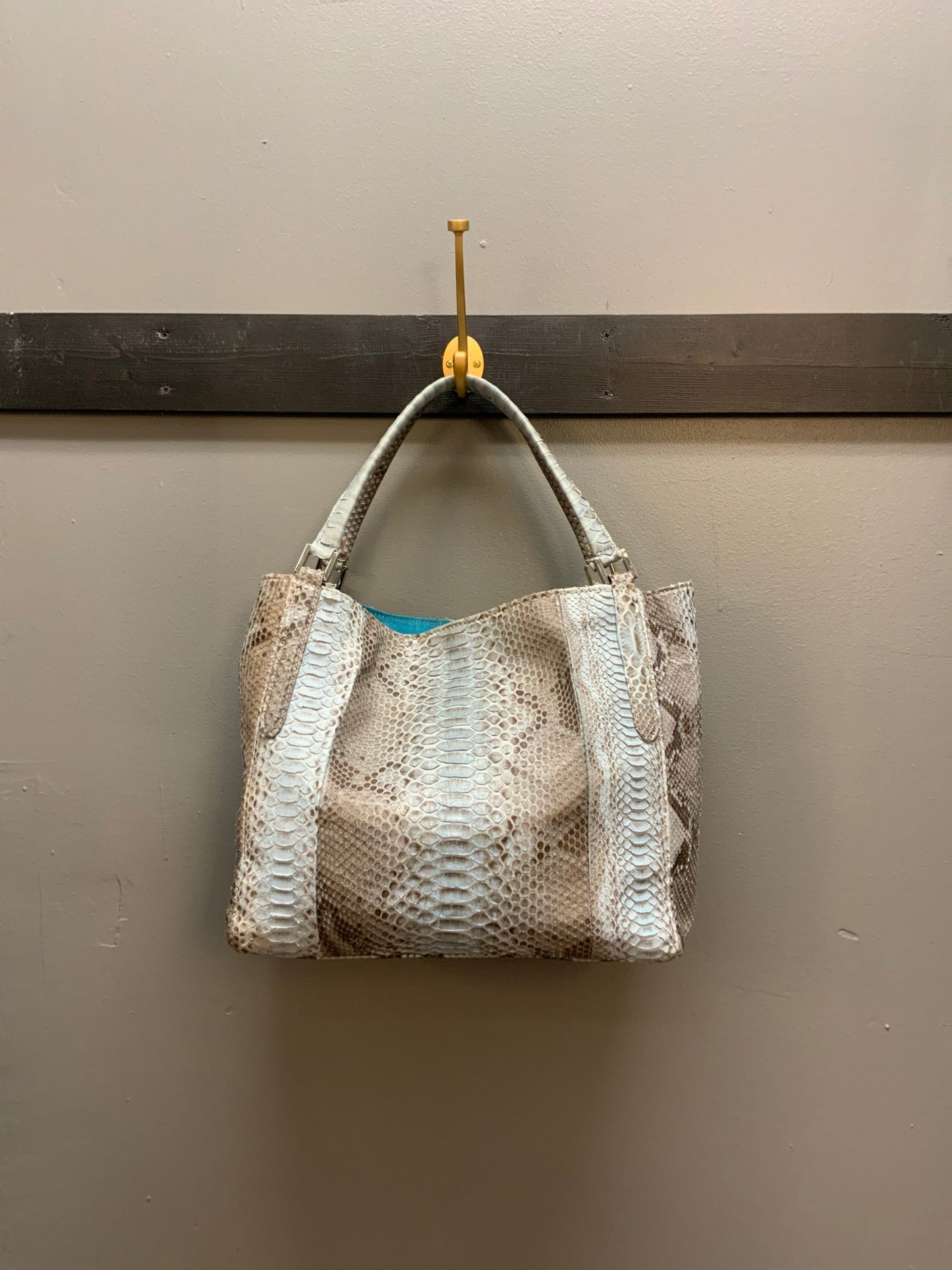 Lauren Effel Python handbag