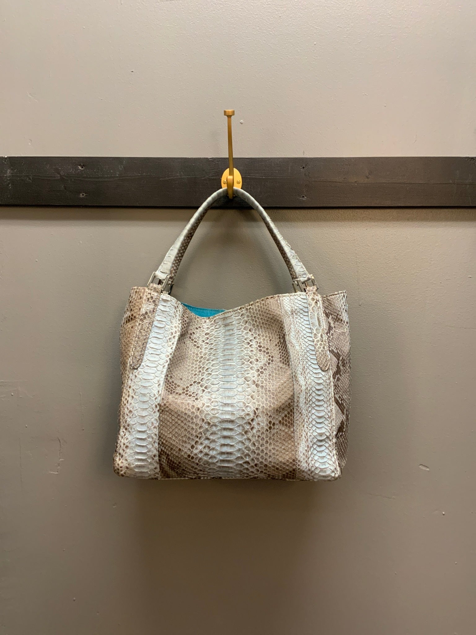 Lauren Effel Python handbag