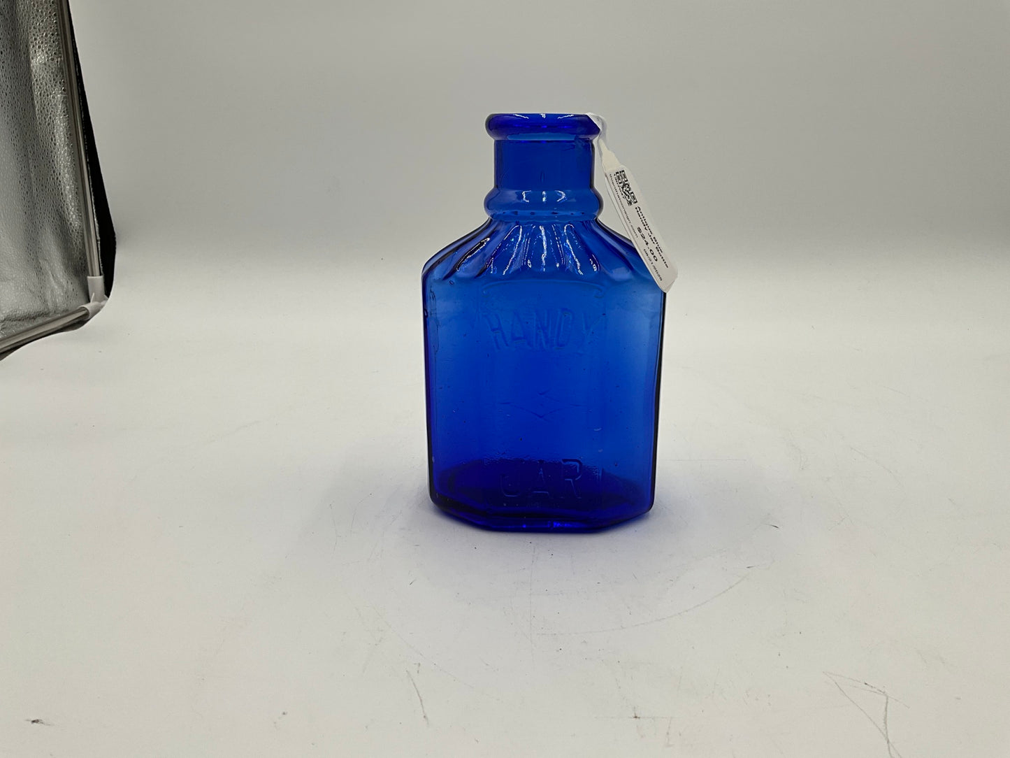 Antique Blue Handy Jar Bottle