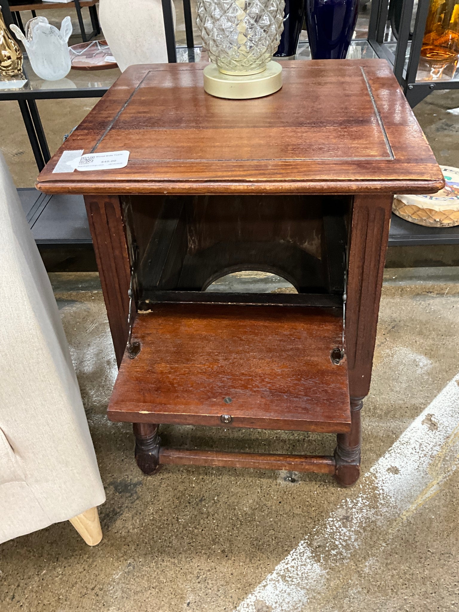 Wood Side Table