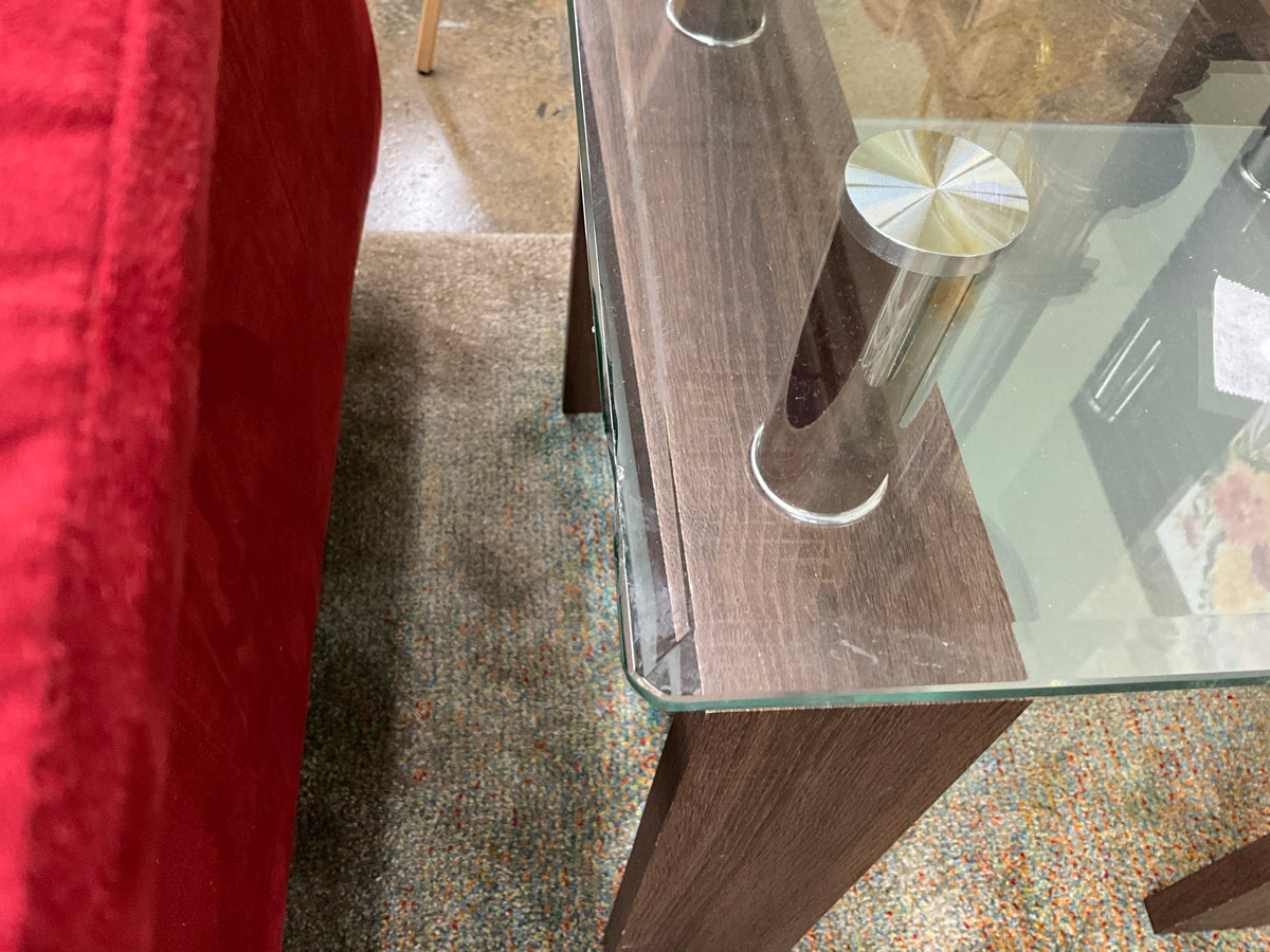 Modern Glass End Table
