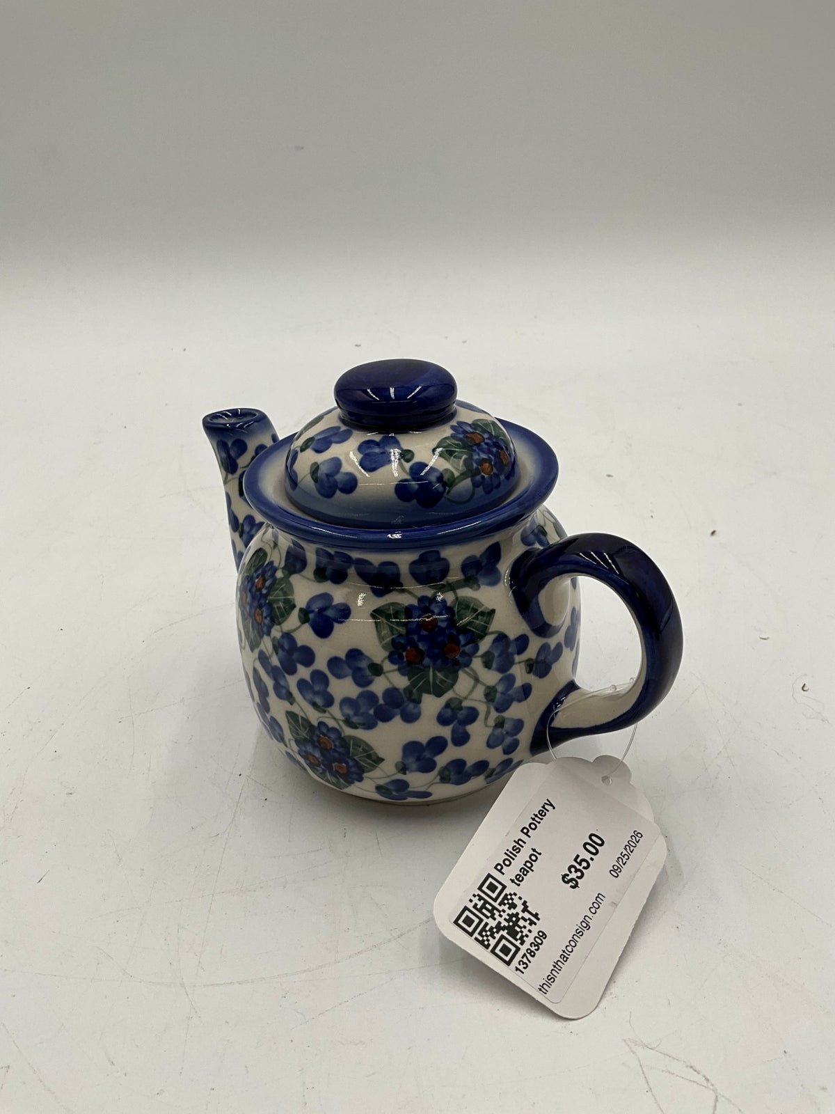 Polish Pottery teapot