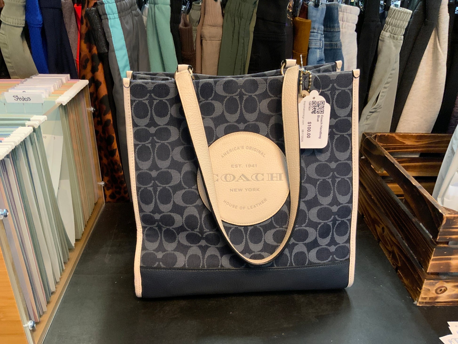 Coach Handbag Blue