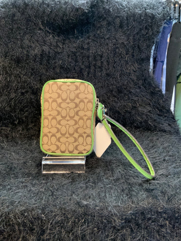 Coach Pouch W/ Flower