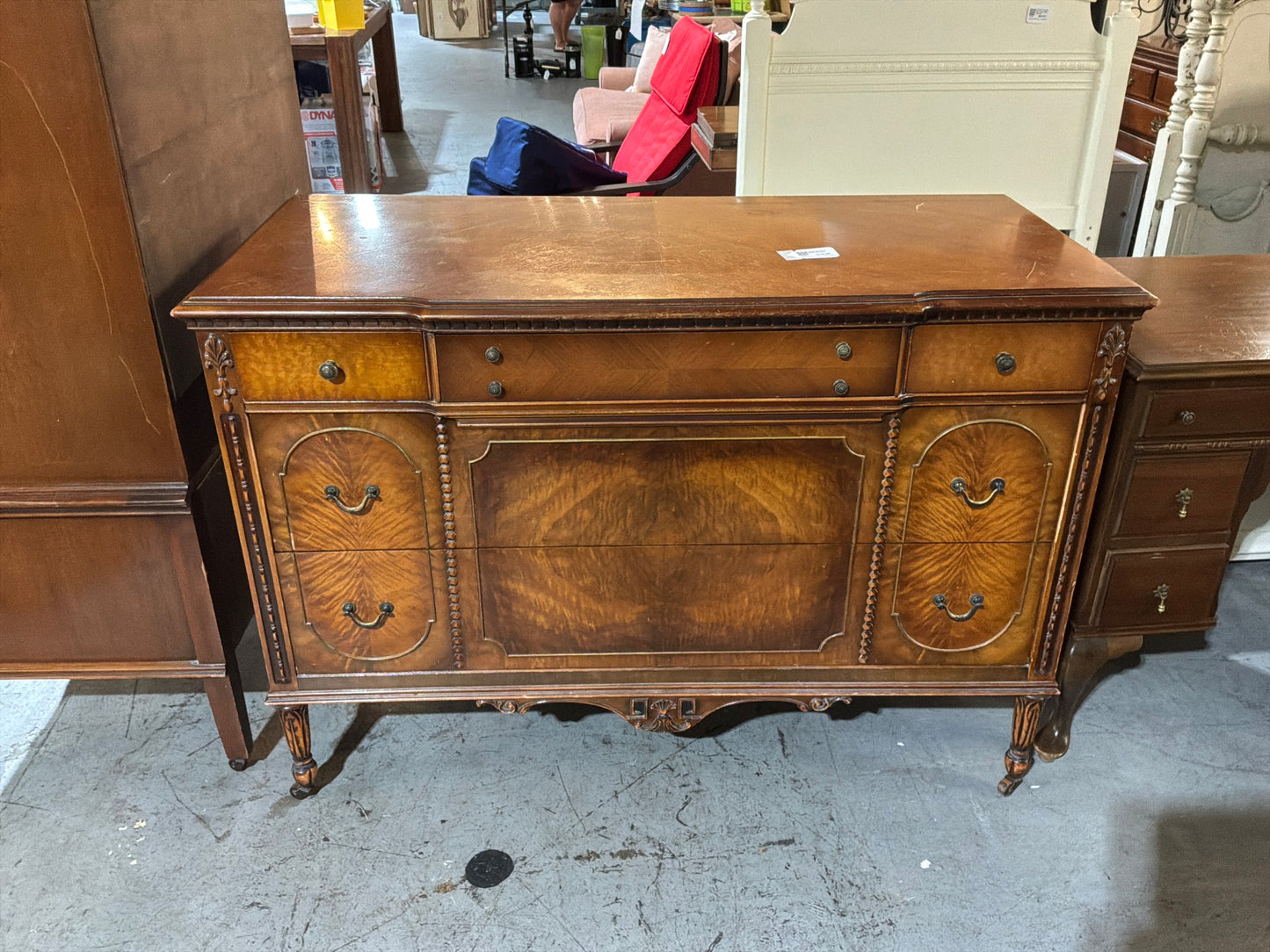 Wood Antique Style Dresser