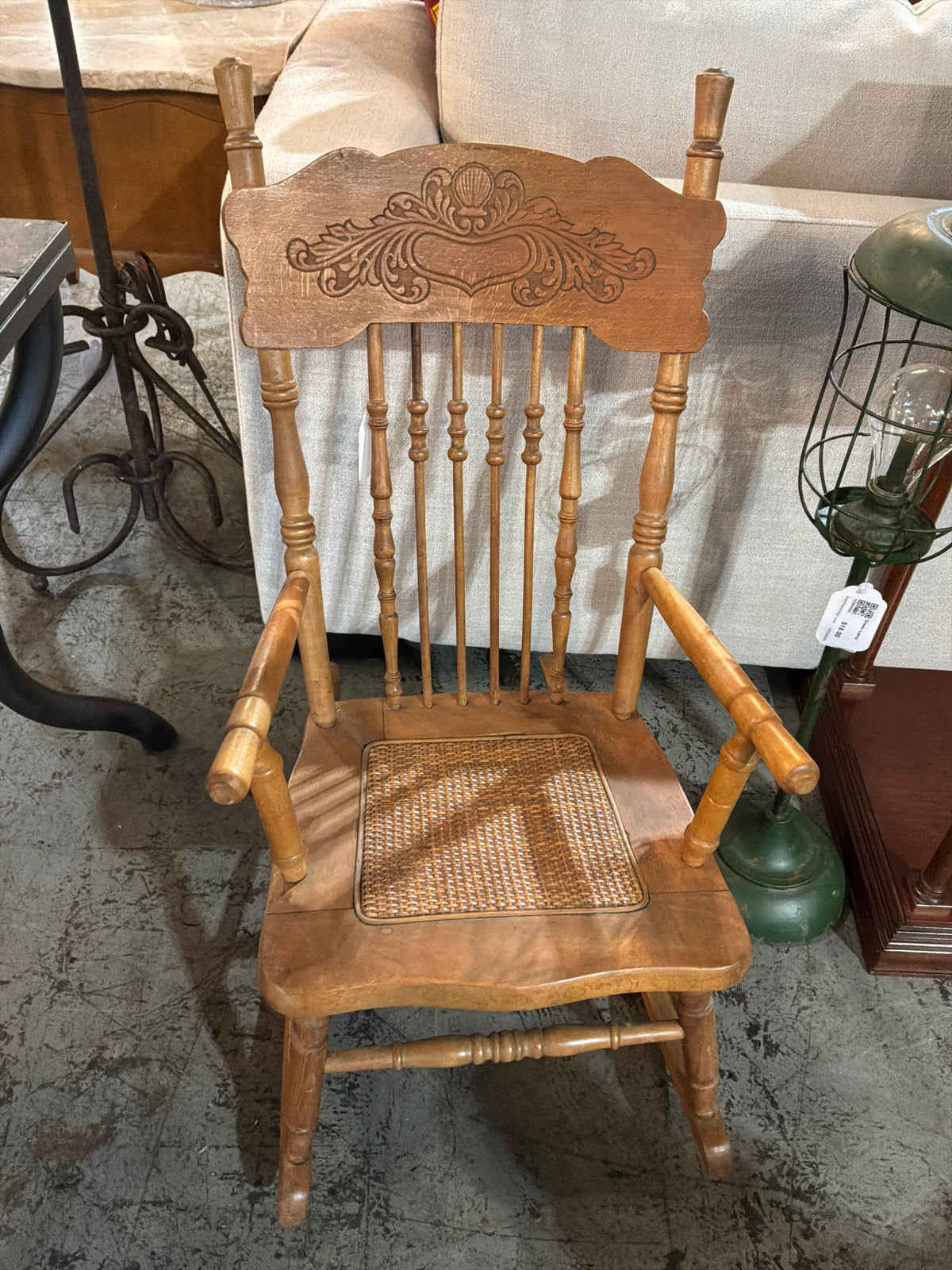 Antique 1890's Children's Rocking Chair