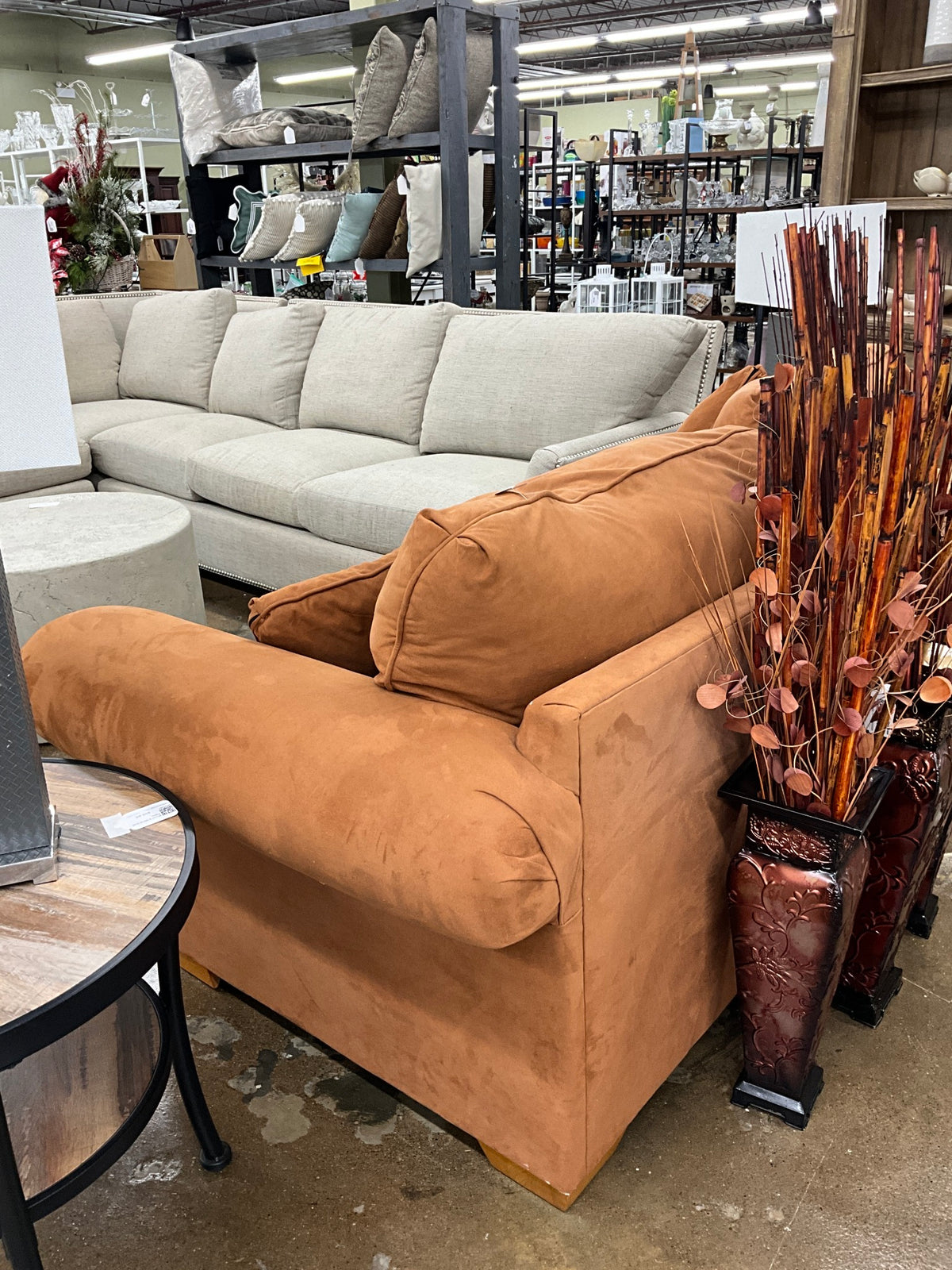 Sofa Express Butterscotch Loveseat