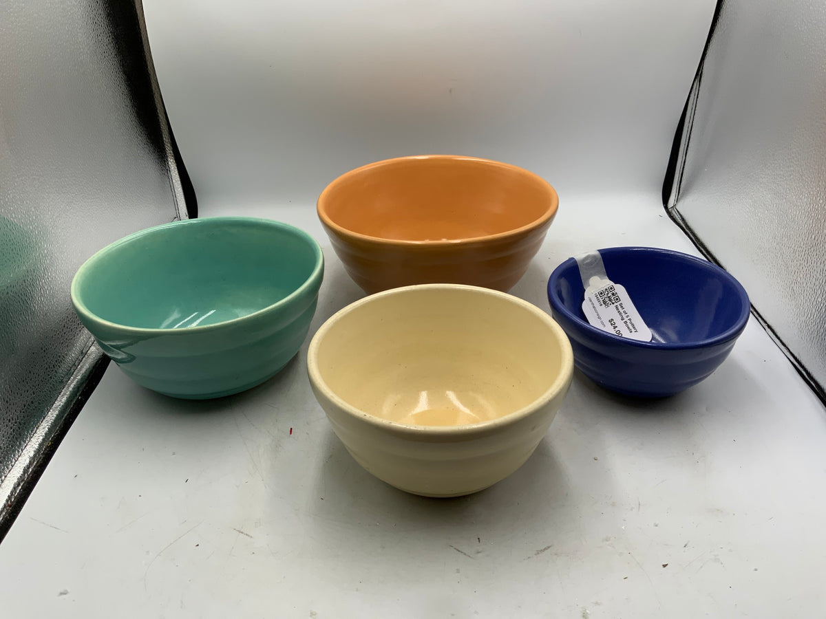 Set of 5 Pottery Nesting Bowls