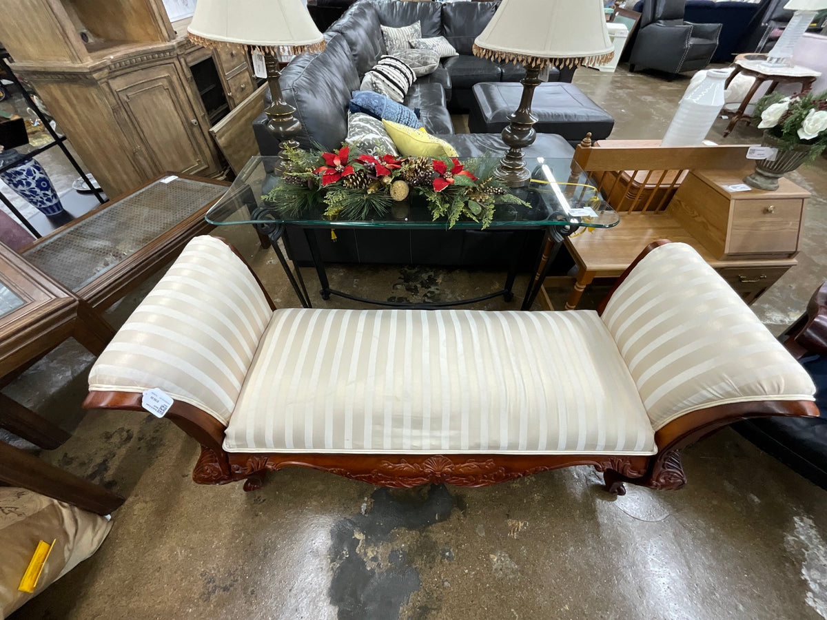 Wood & Cream Bench