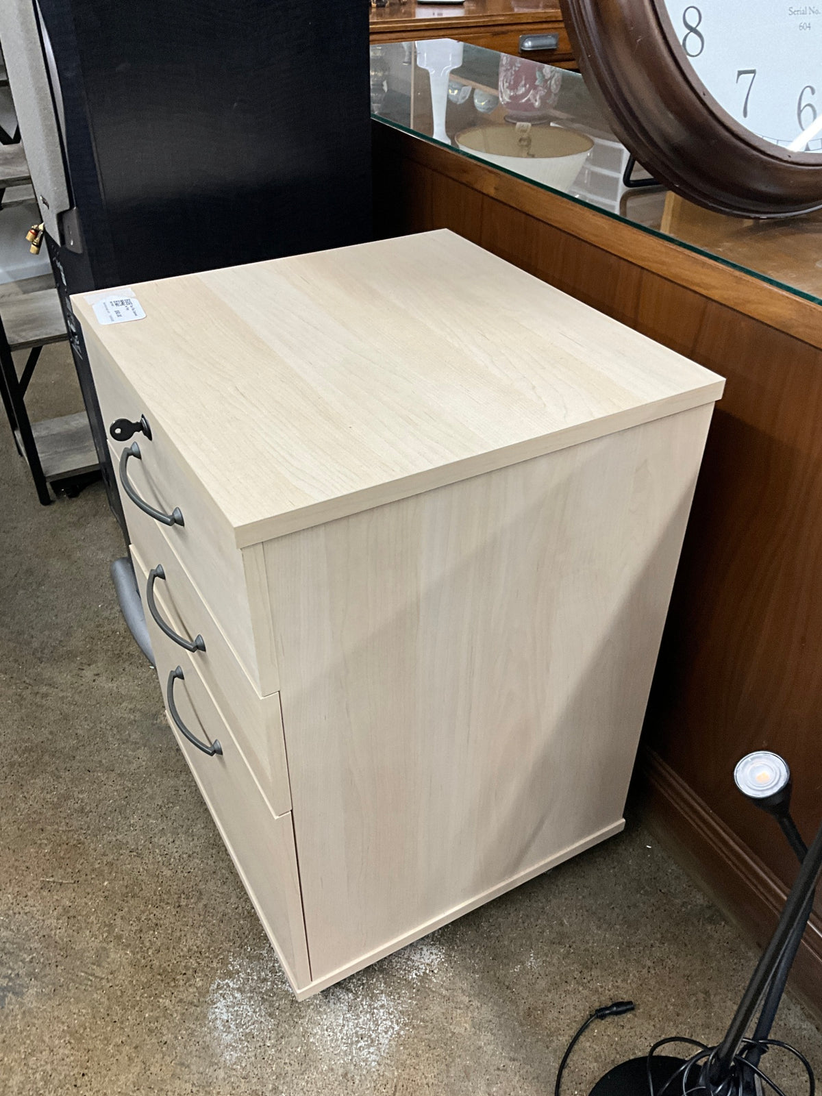 Tan File Cabinet w/ Key
