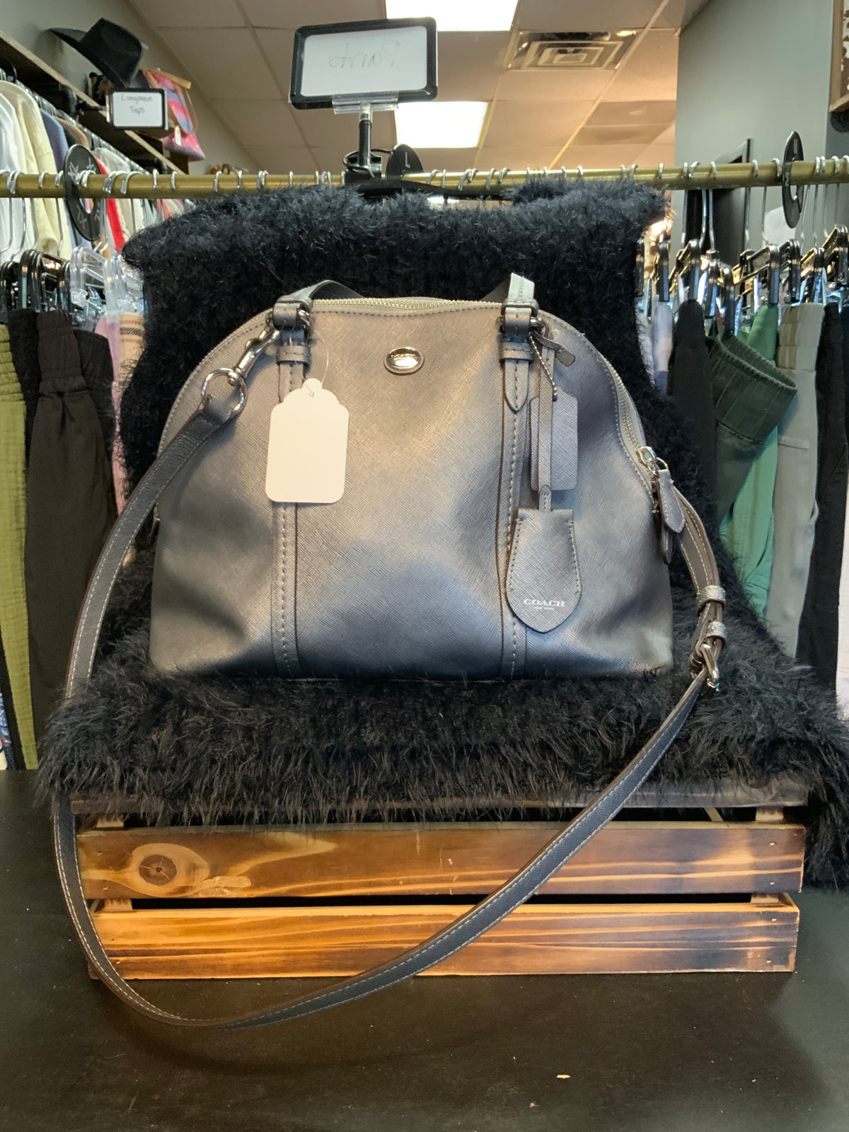 Coach Peyton Crossbody in Grey