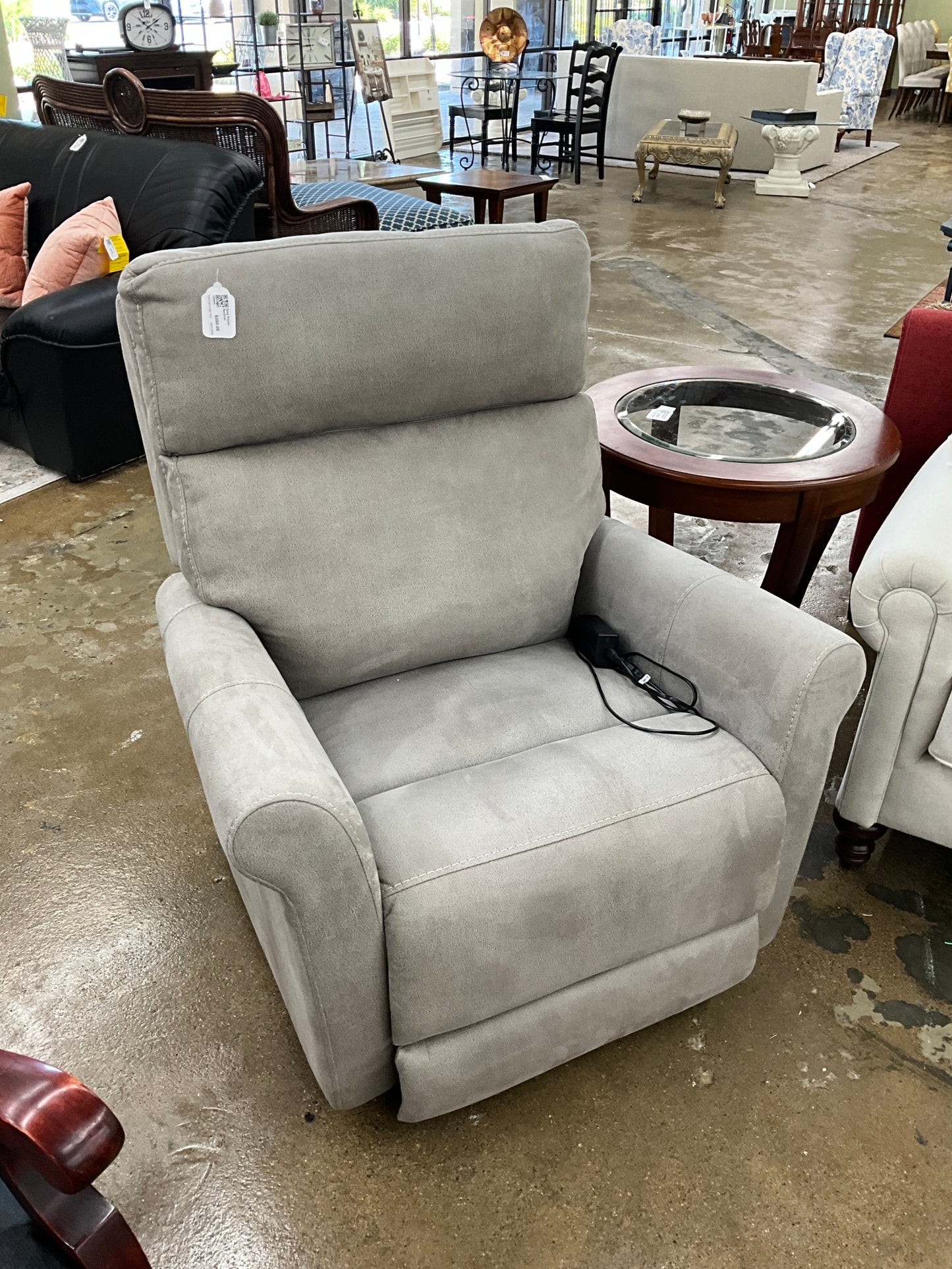 Grey Power Recliner