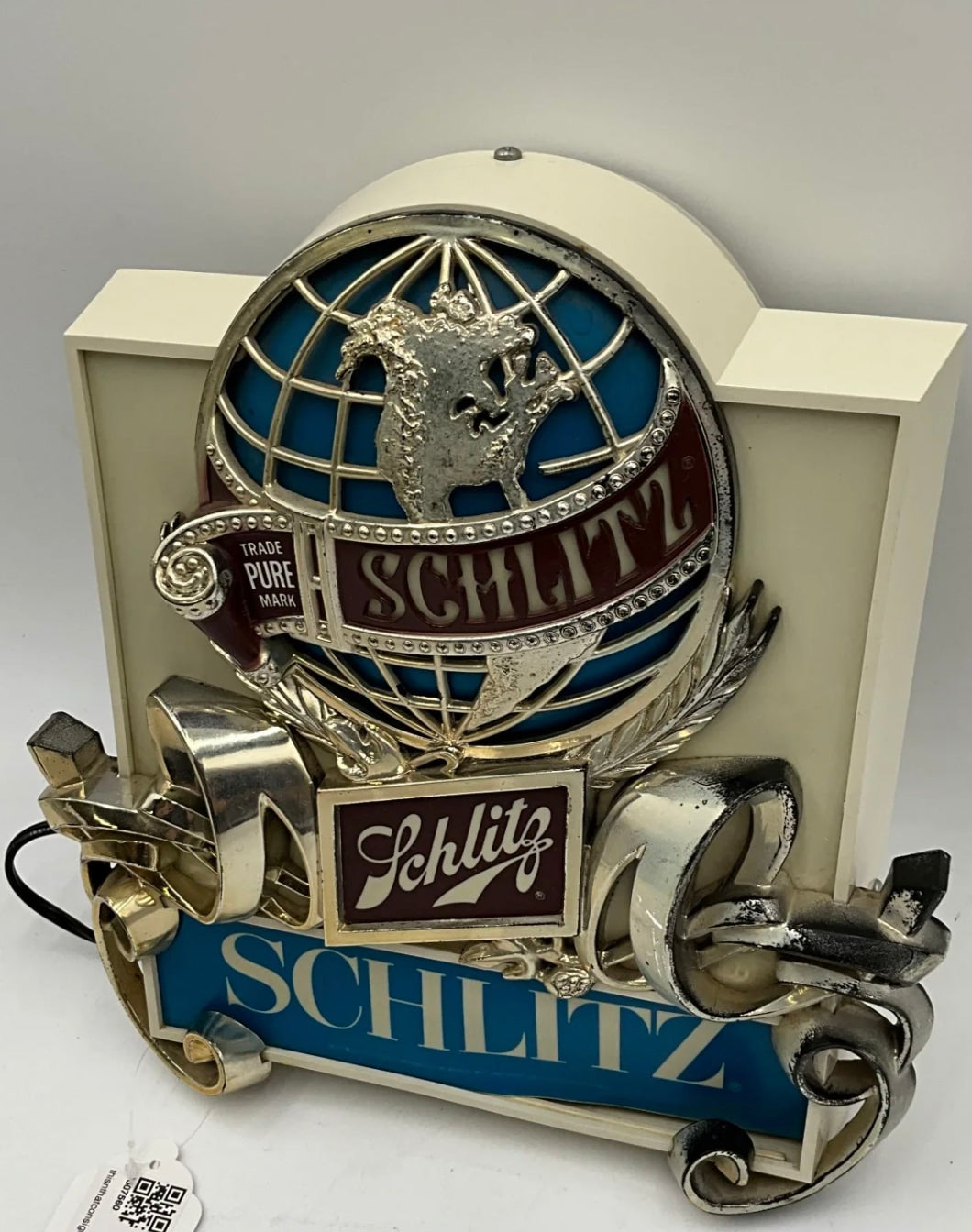 Vtg Schlitz Sign