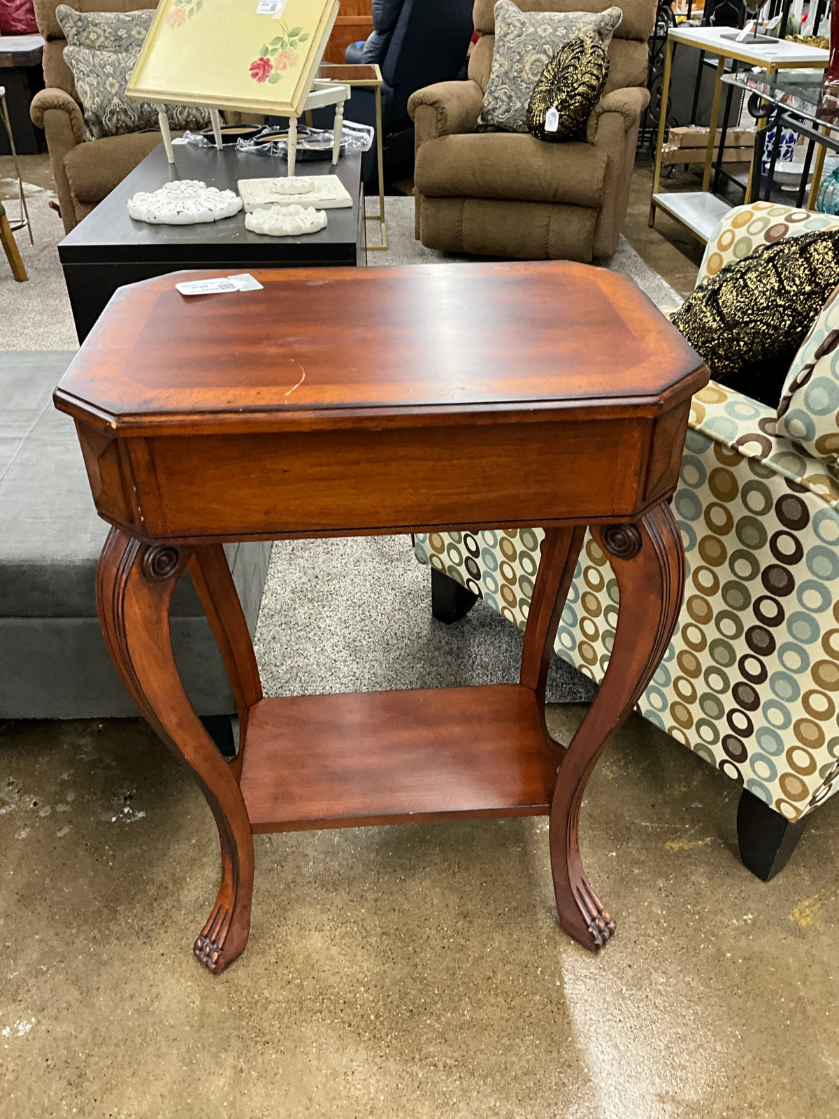 Wood End Table w/ Drawer