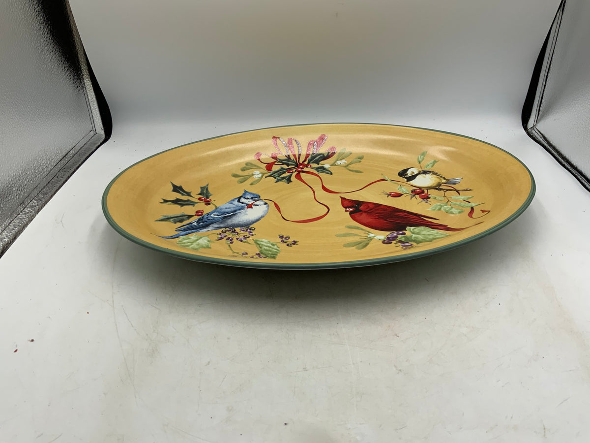 Lenox Winter Greetings Lg Platter