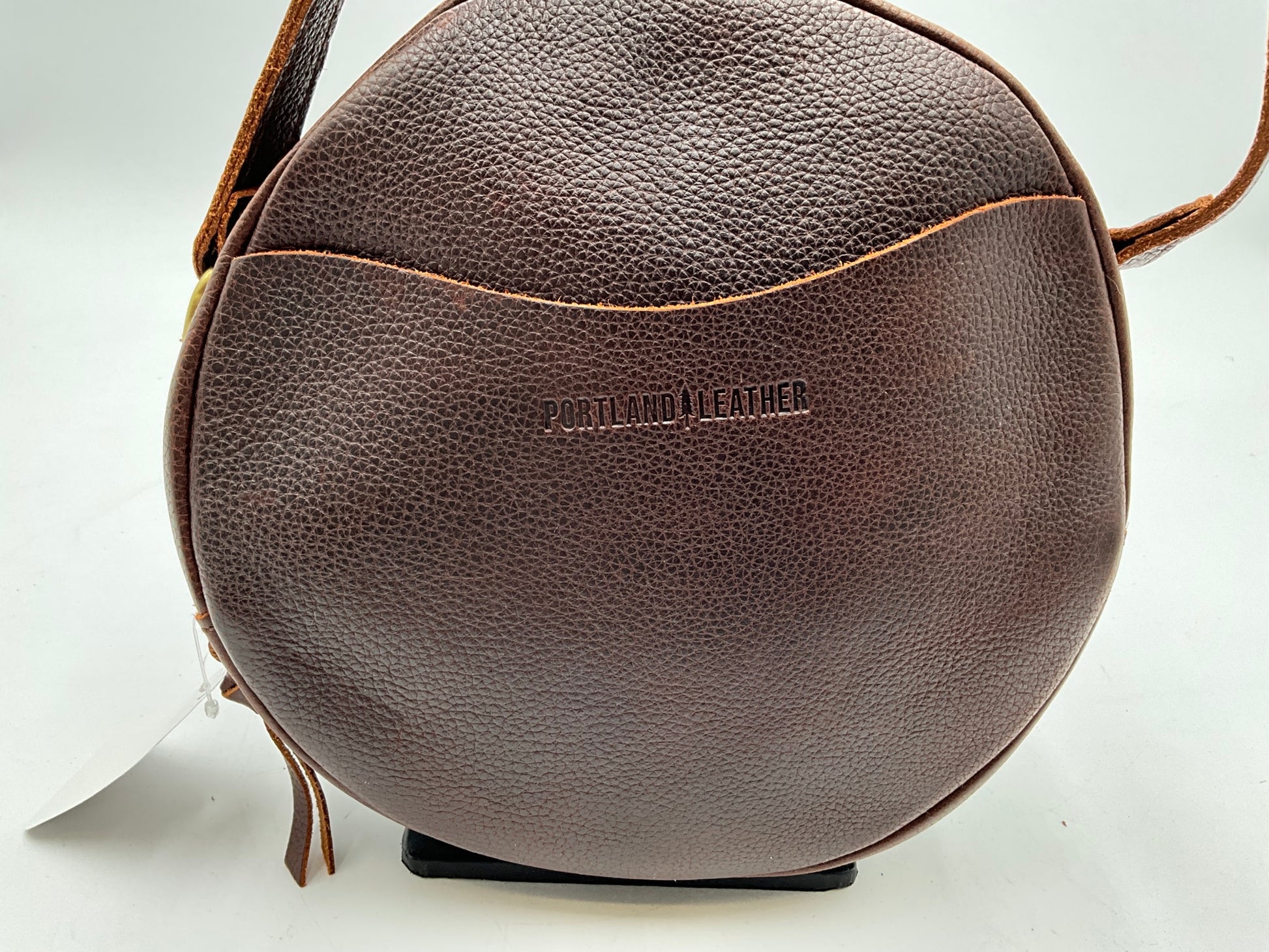 Portland Leather Round Crossbody