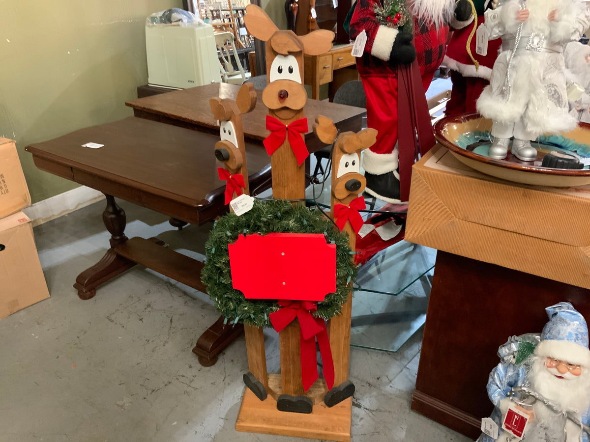 Light Up Wood Reindeer