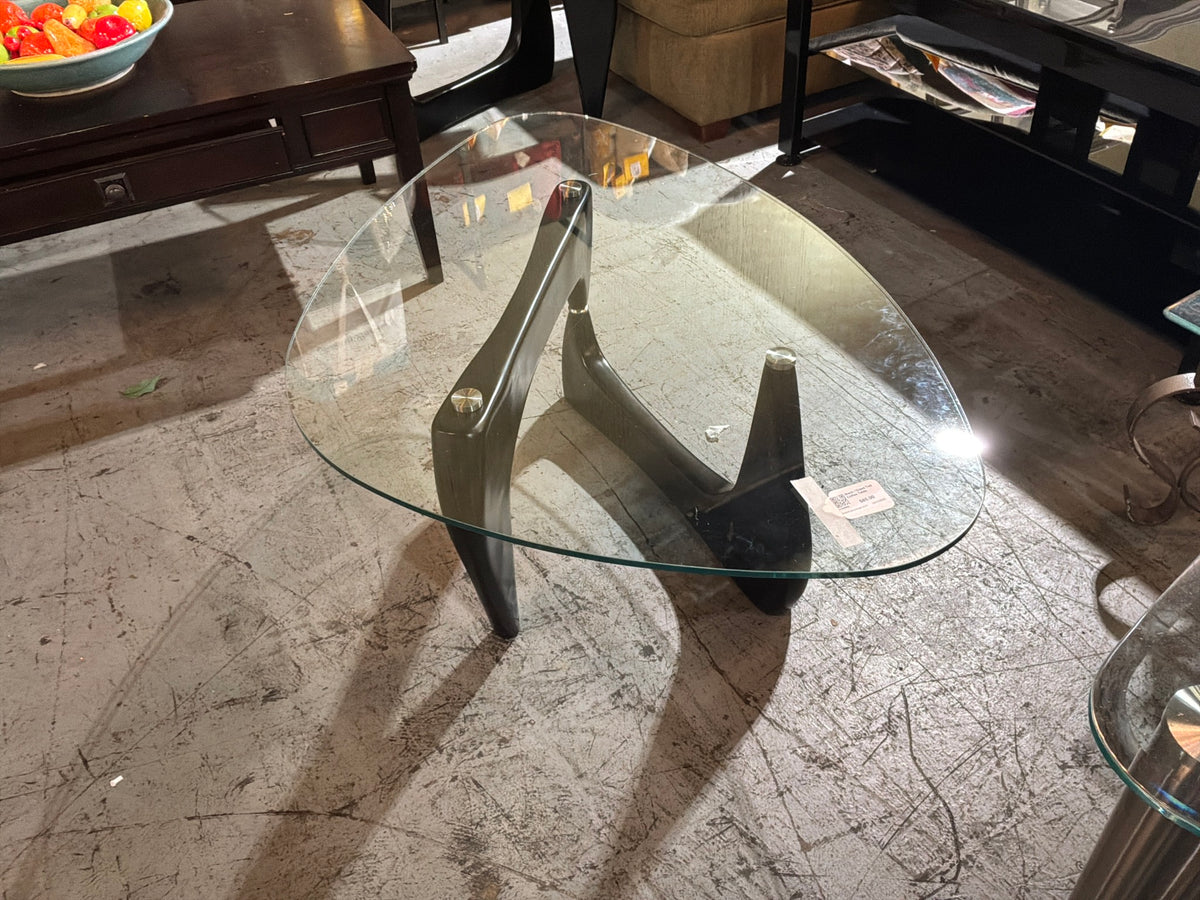 Black / Glass Top Coffee Table