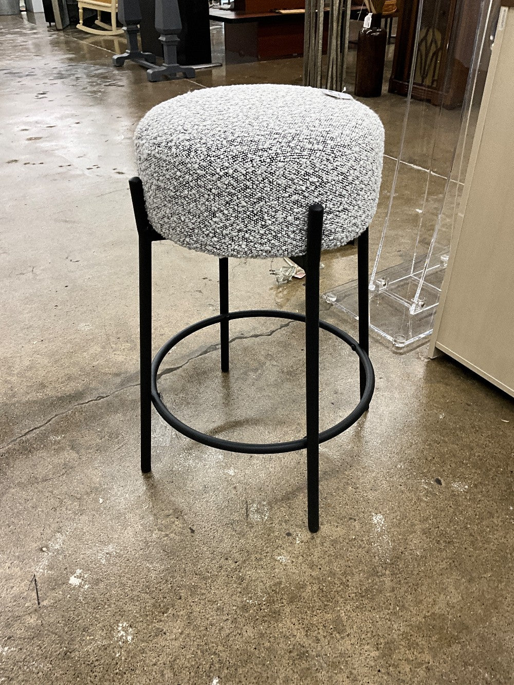 Black/White Stool