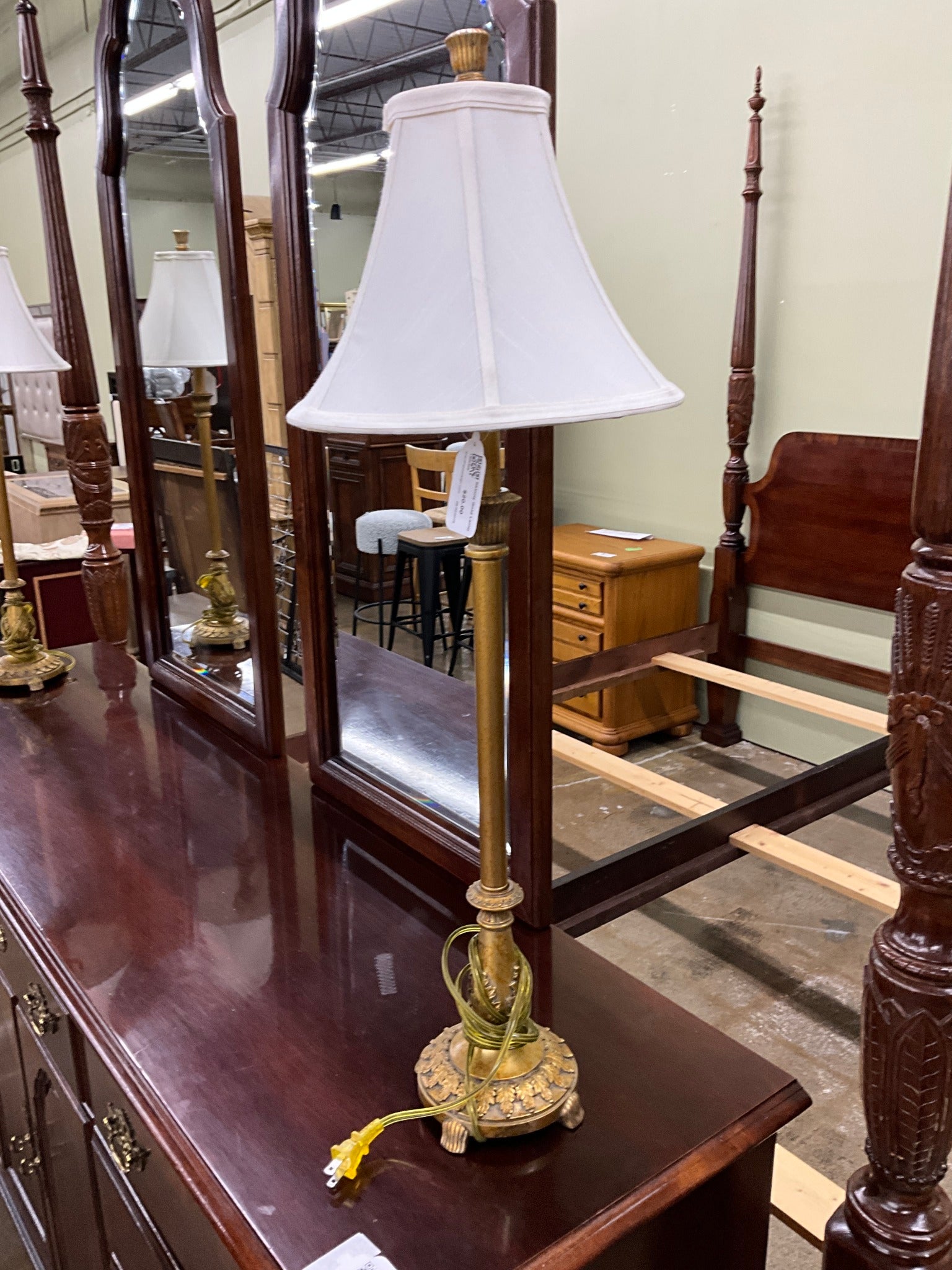 Skinny Gold Lamp