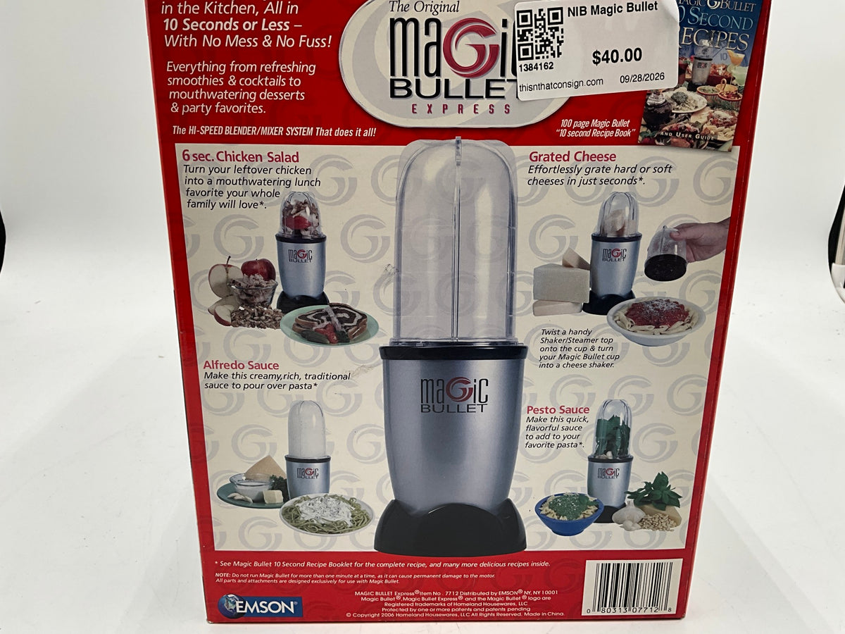 NIB Magic Bullet