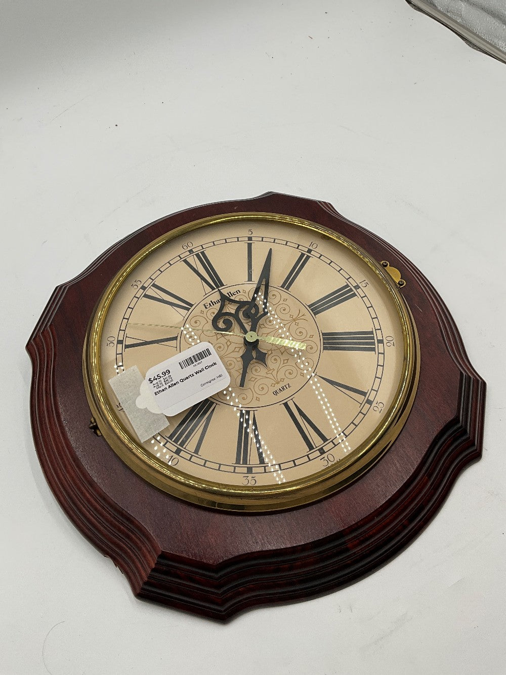 Ethan Allen Quartz Wall Clock