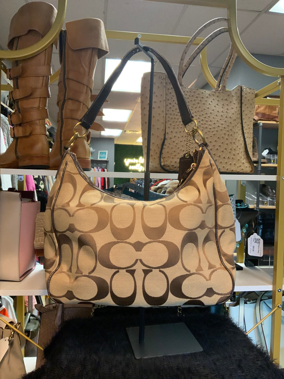 Brown Coach Handbag