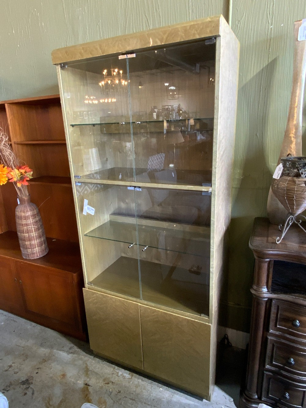 LG Tan Bookcase