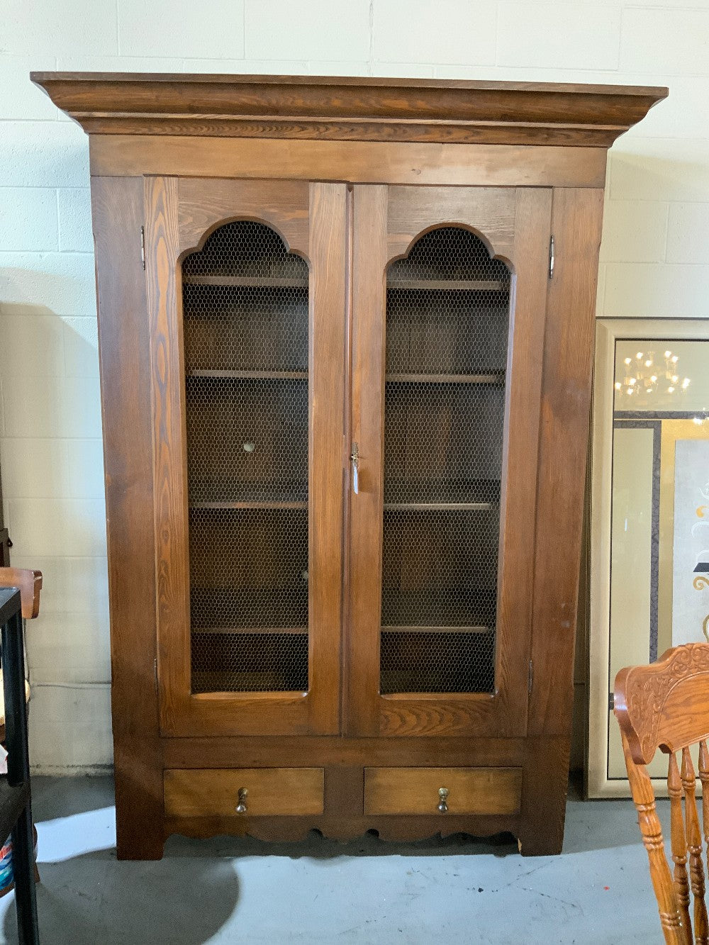 Tall Antique Cabinet