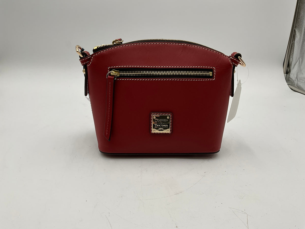 NWT! Dooney& Bourke Red Beacon Domed Crossbody