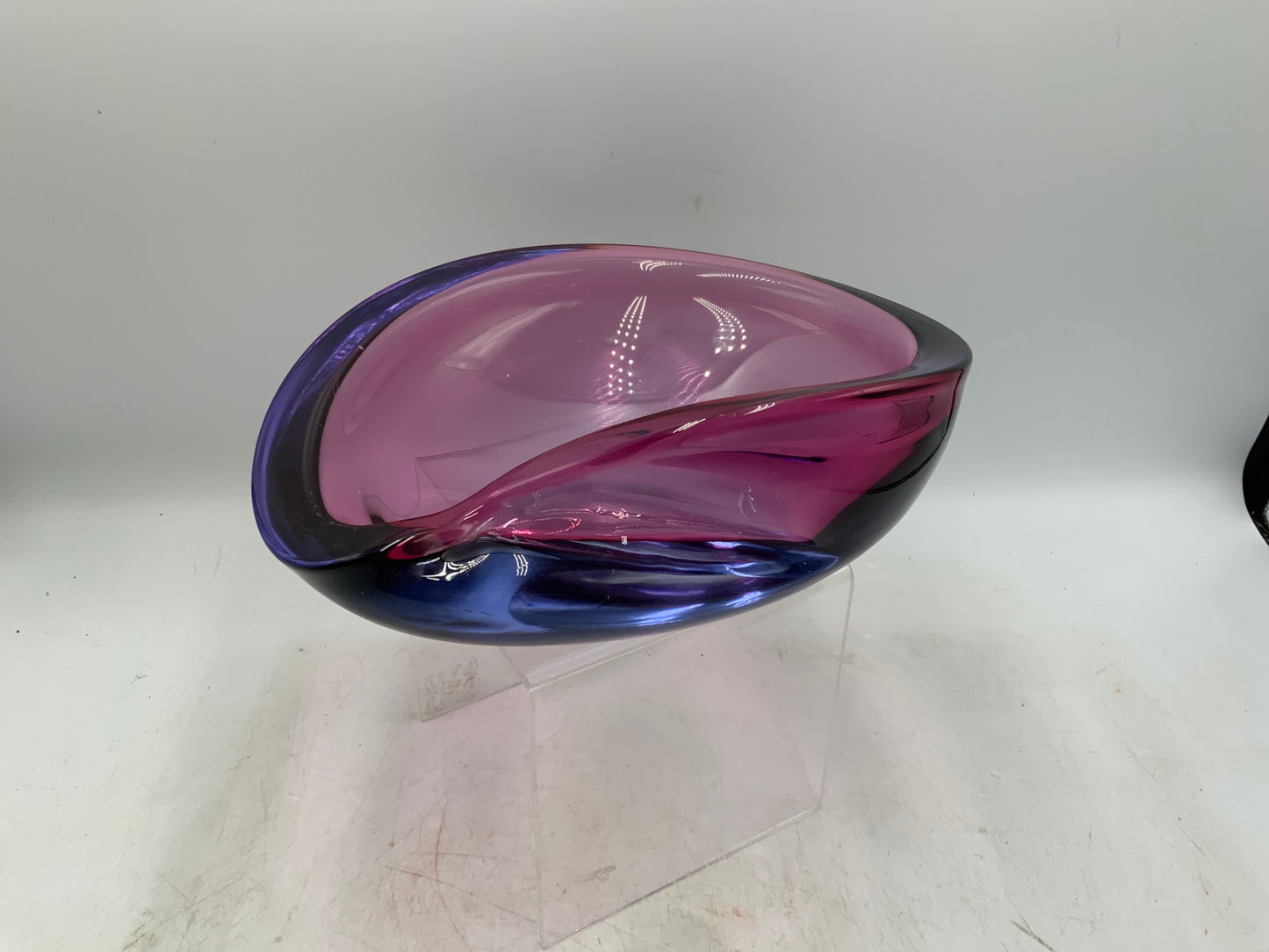 Murano Purple Glass Bowl