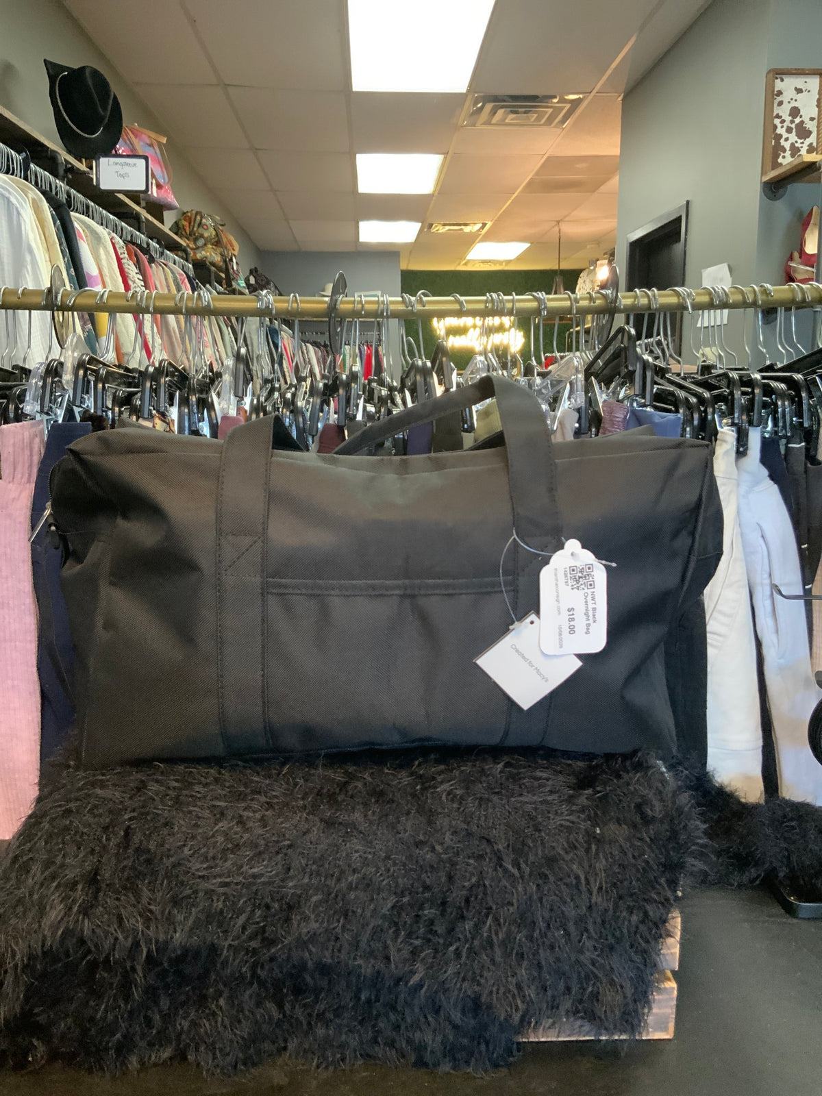 NWT Black Overnight Bag