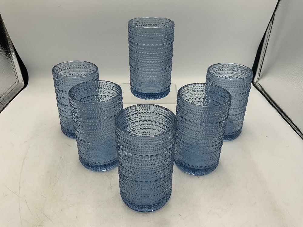 Pottery Barn Juniper Lg Glasses Set of 6