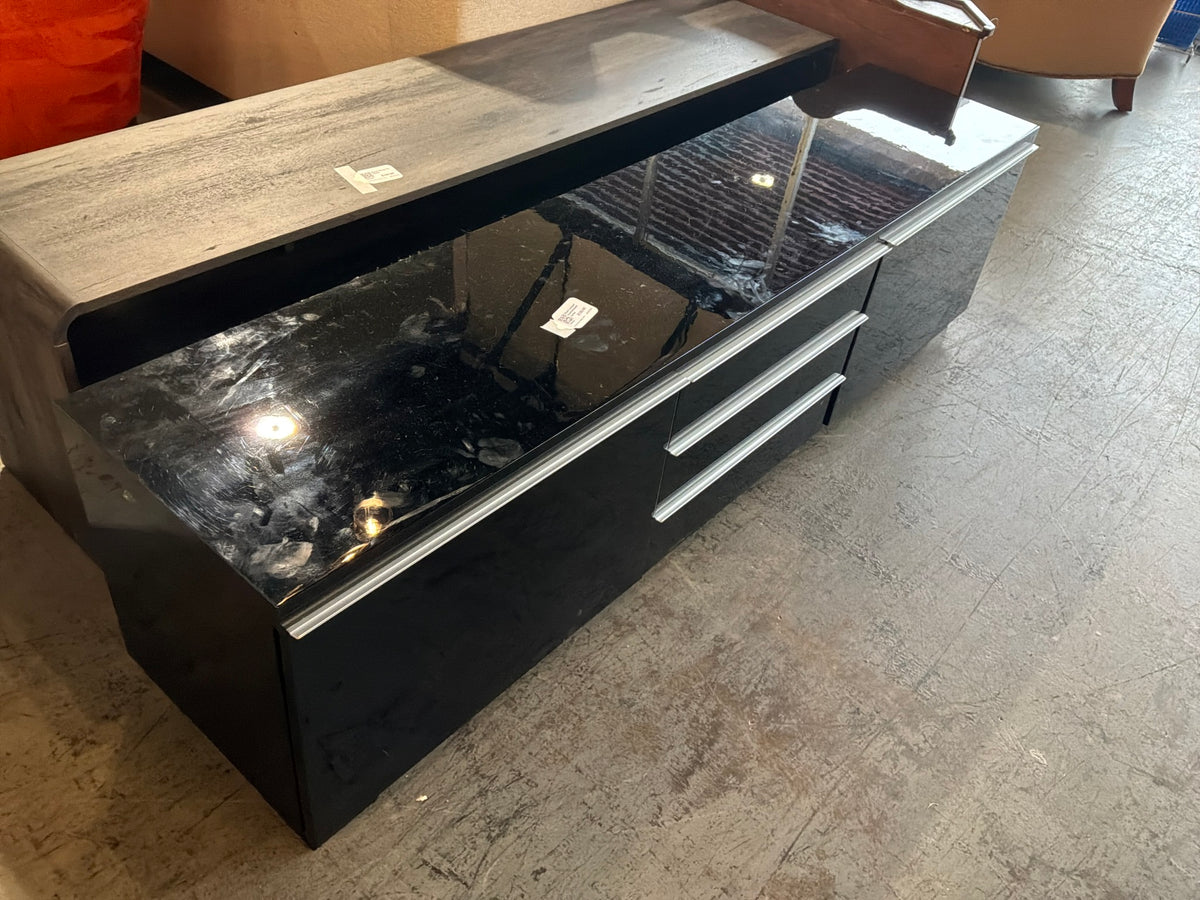 Black Lacquer Entertainment Center