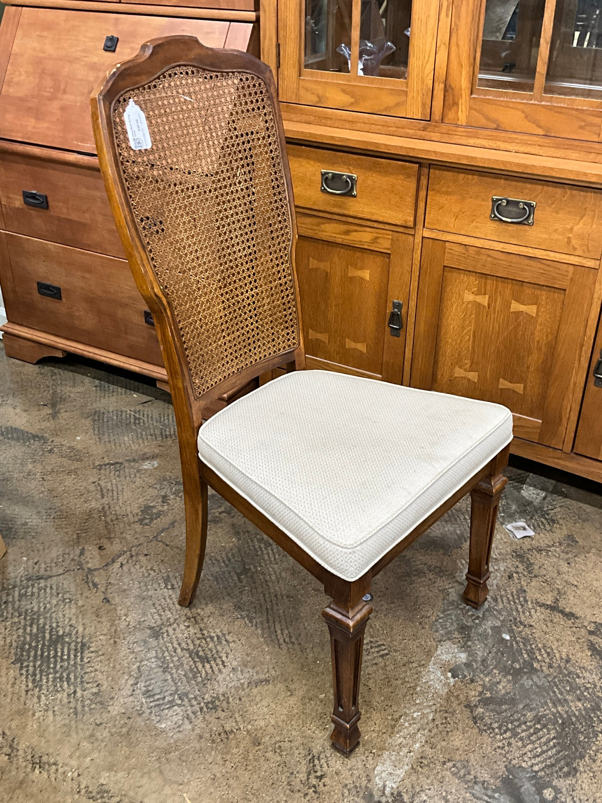 Cane Back Dining Chair