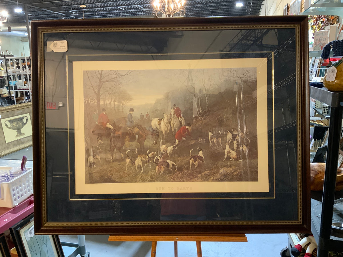 Run To Earth Lg Framed Art