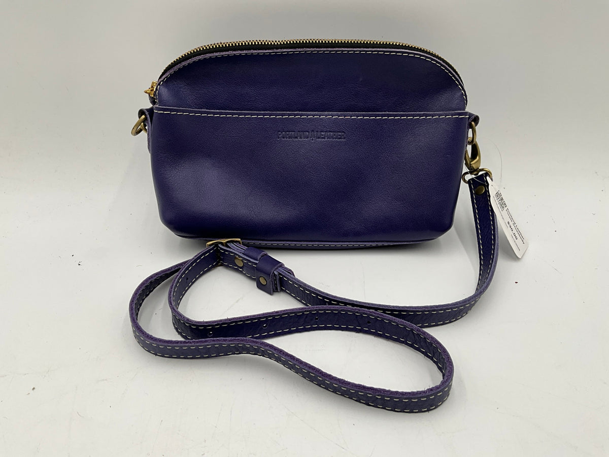 Portland Leather Purple Crossbody