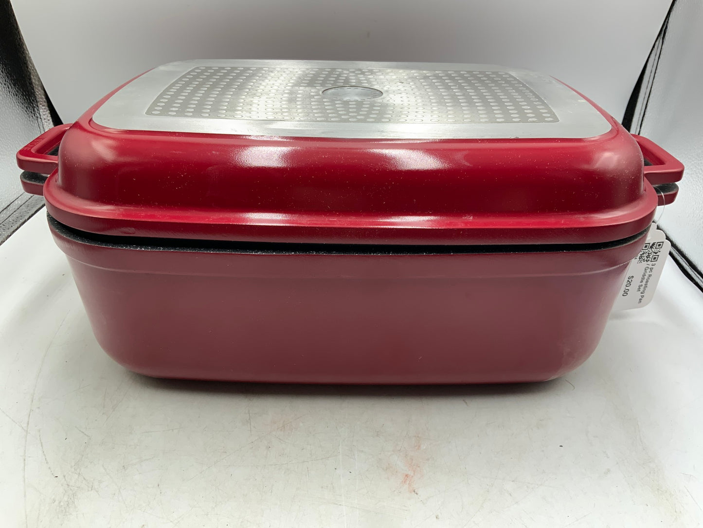 3 pc Roasting Pan / Griddle Set