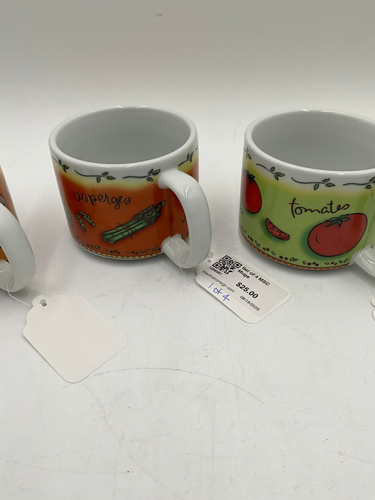 Set of 4 MSC Mugs