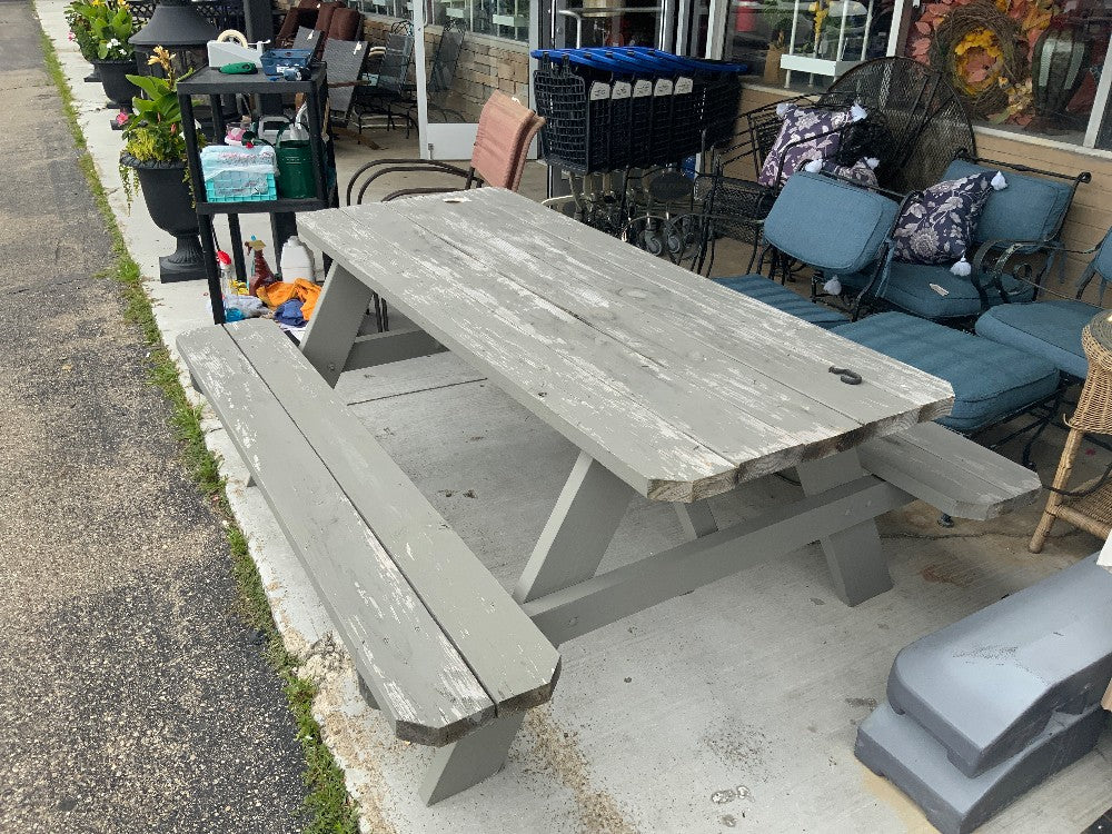 Wood Outdoor Picnic Table