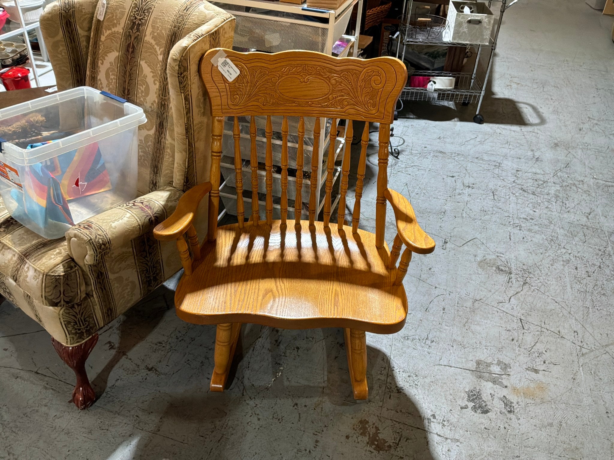 Sm Wide Rocking Chair