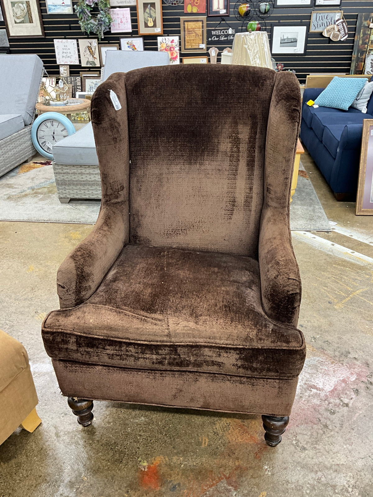 Drexel Brown WingBack Chair