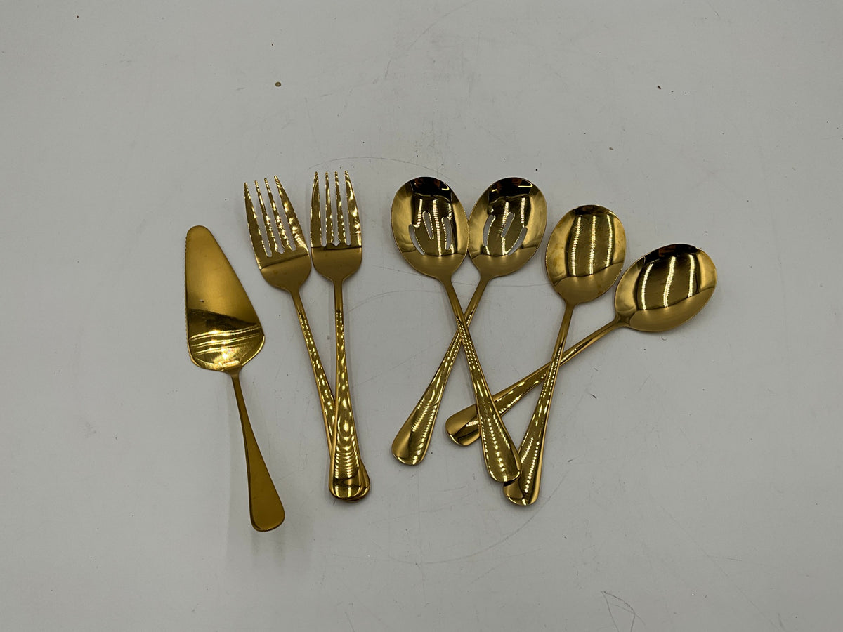 Gold Stainless Steel Silverware