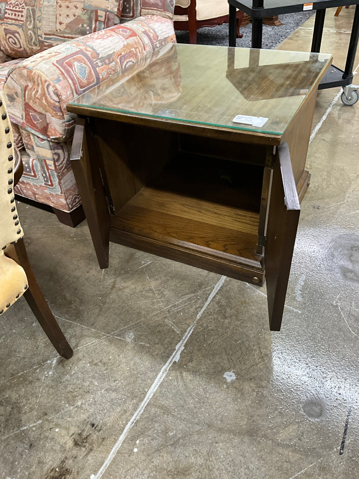 Dark Wood Accent Table